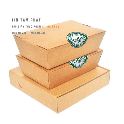 Hộp giấy thực phẩm - Hộp giấy Pizza cao cấp