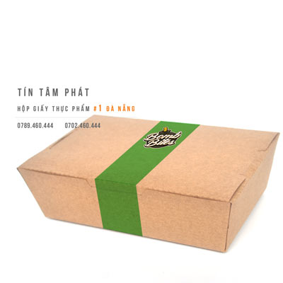 Hộp giấy thực phẩm - Hộp giấy Pizza cao cấp