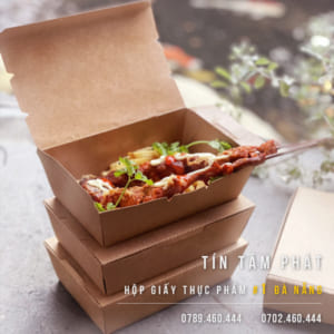 Hộp giấy thực phẩm - Hộp giấy Pizza cao cấp