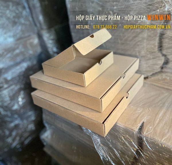 Hộp giấy kraft, hộp giấy pizza Đà Nẵng